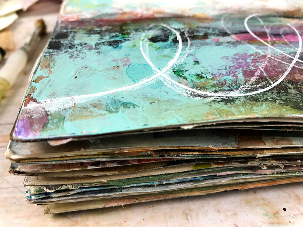 Handmade Journal — Laly Mille Mixed Media Art