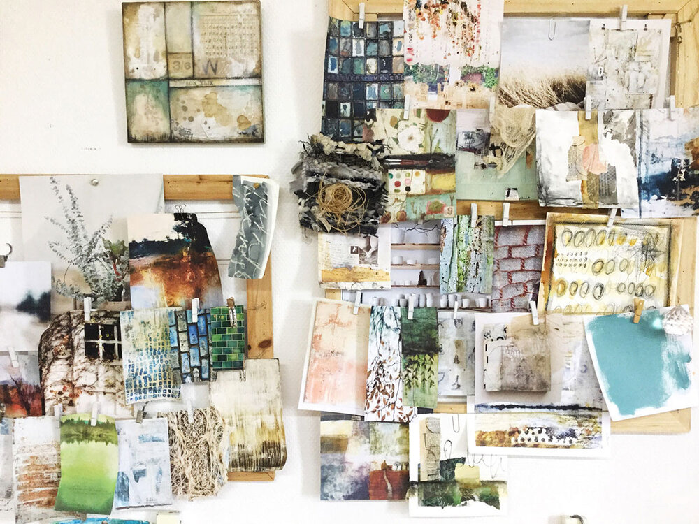 Soulful Abstracts Painting Class — Laly Mille Mixed Media Art