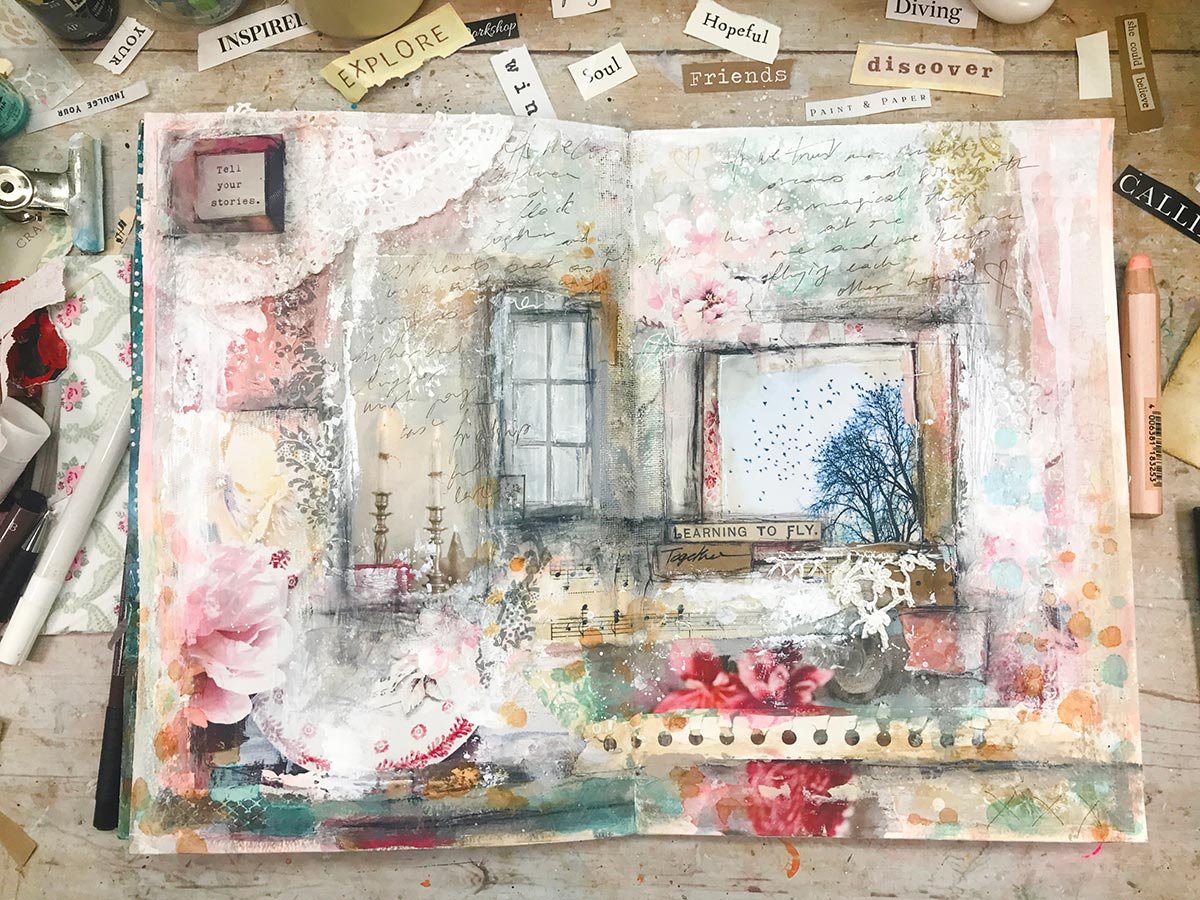 Art Studio Makeover! — Laly Mille Mixed Media Art