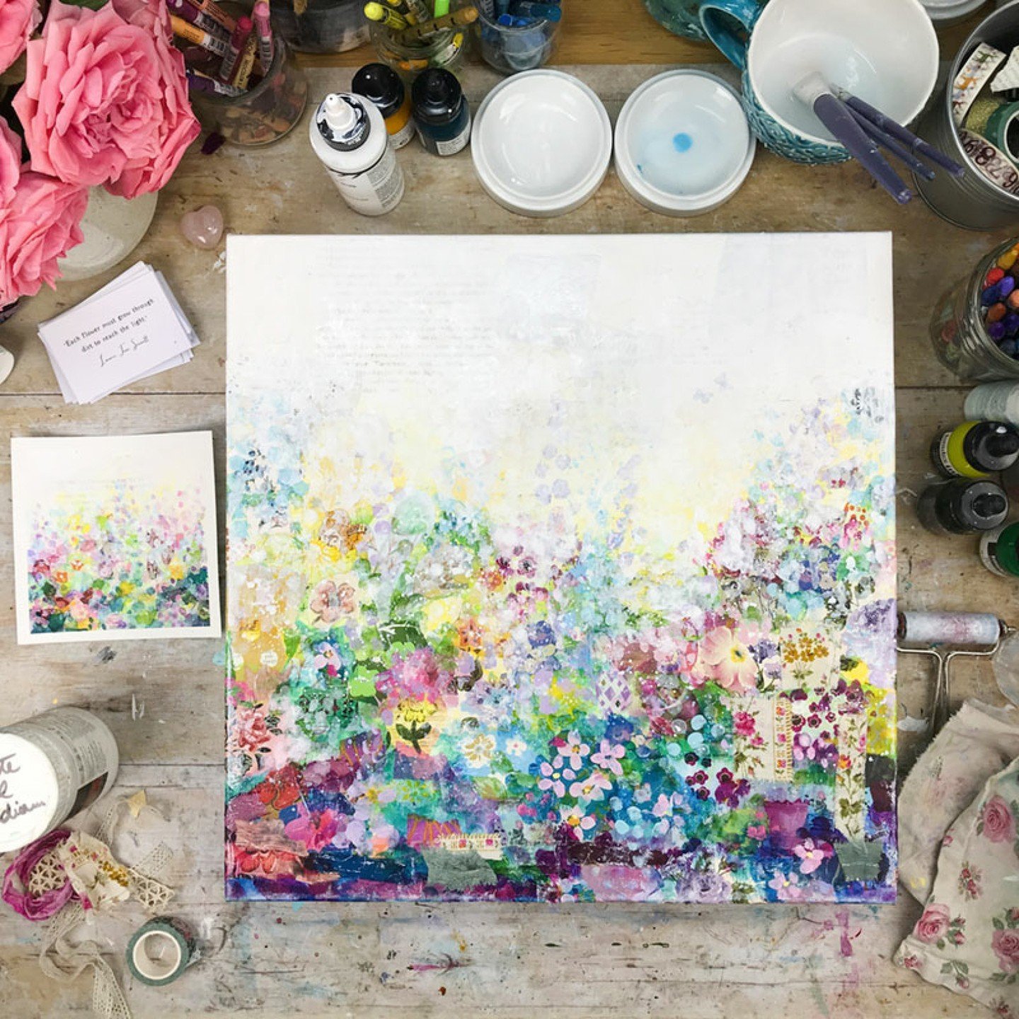 🌺 Today's the day! Registration for Flower Flow is open! Come paint the most beautiful mixed media blooms with me in this uplifting, beginner-friendly class:
✔️ Link in my bio
✔️ or go directly to https://www.lalymille.com/flower-flow
✔️ or type FLO