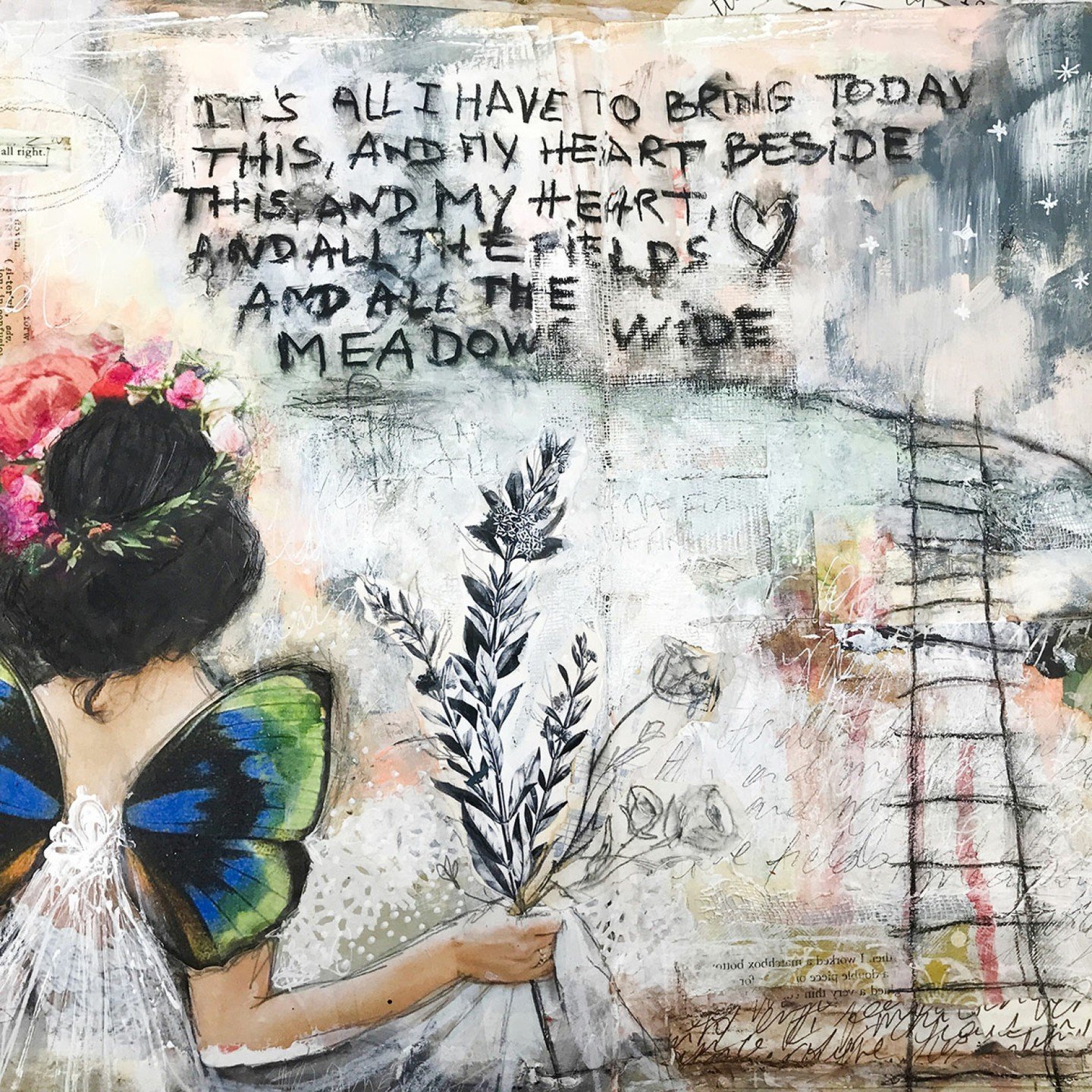 🦋Creative tip of the week: to plan or not to plan? (swipe to see this art journal page come to life!)

One of my lovely students, Mary, just posted this question in our classroom:

💭 Q: &quot;It is good to be spontaneous, joyful and not to overthin