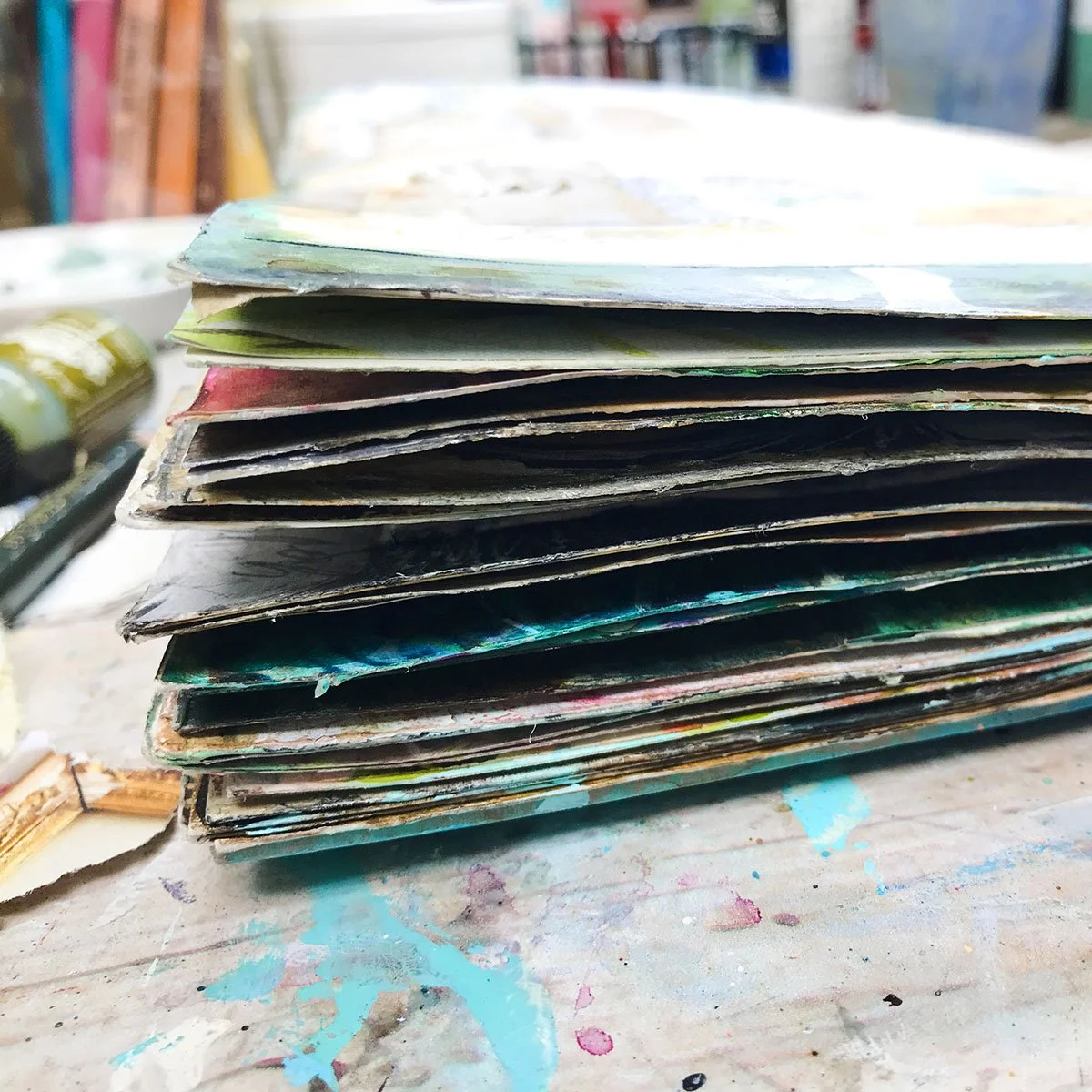How to make an art journal — Laly Mille Mixed Media Art