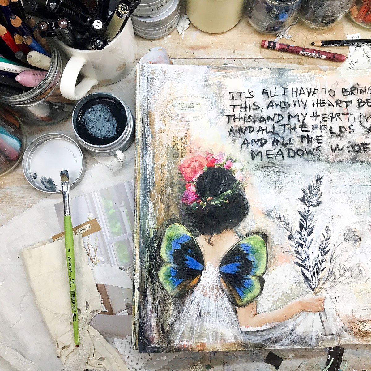 How to get started with Art Journaling - Mixed Media Art