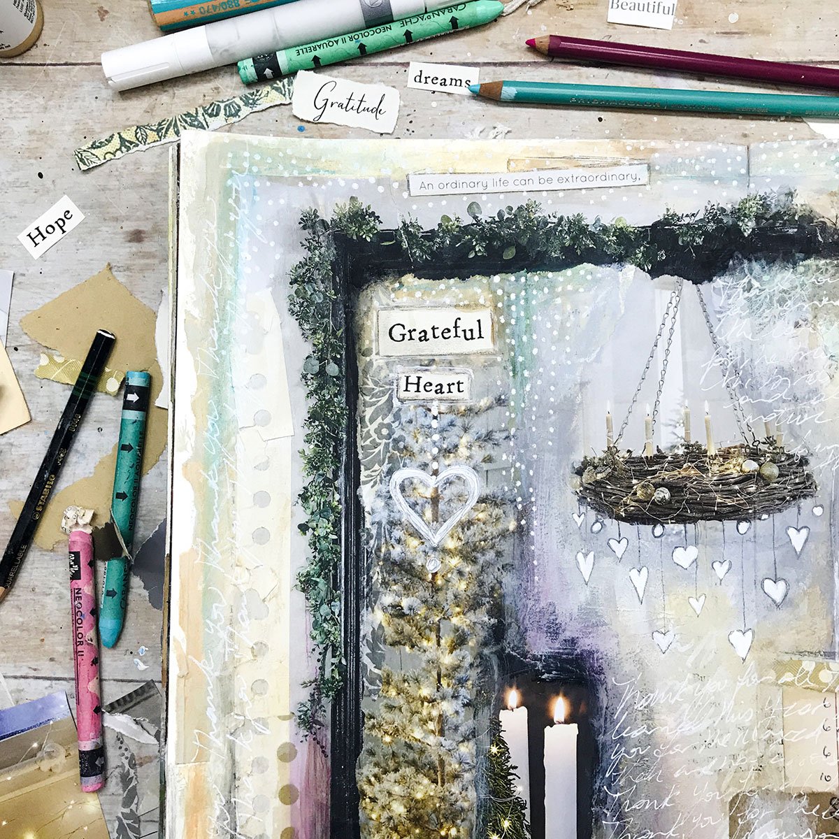mail art diaries: collage supplies – Dactyl Life