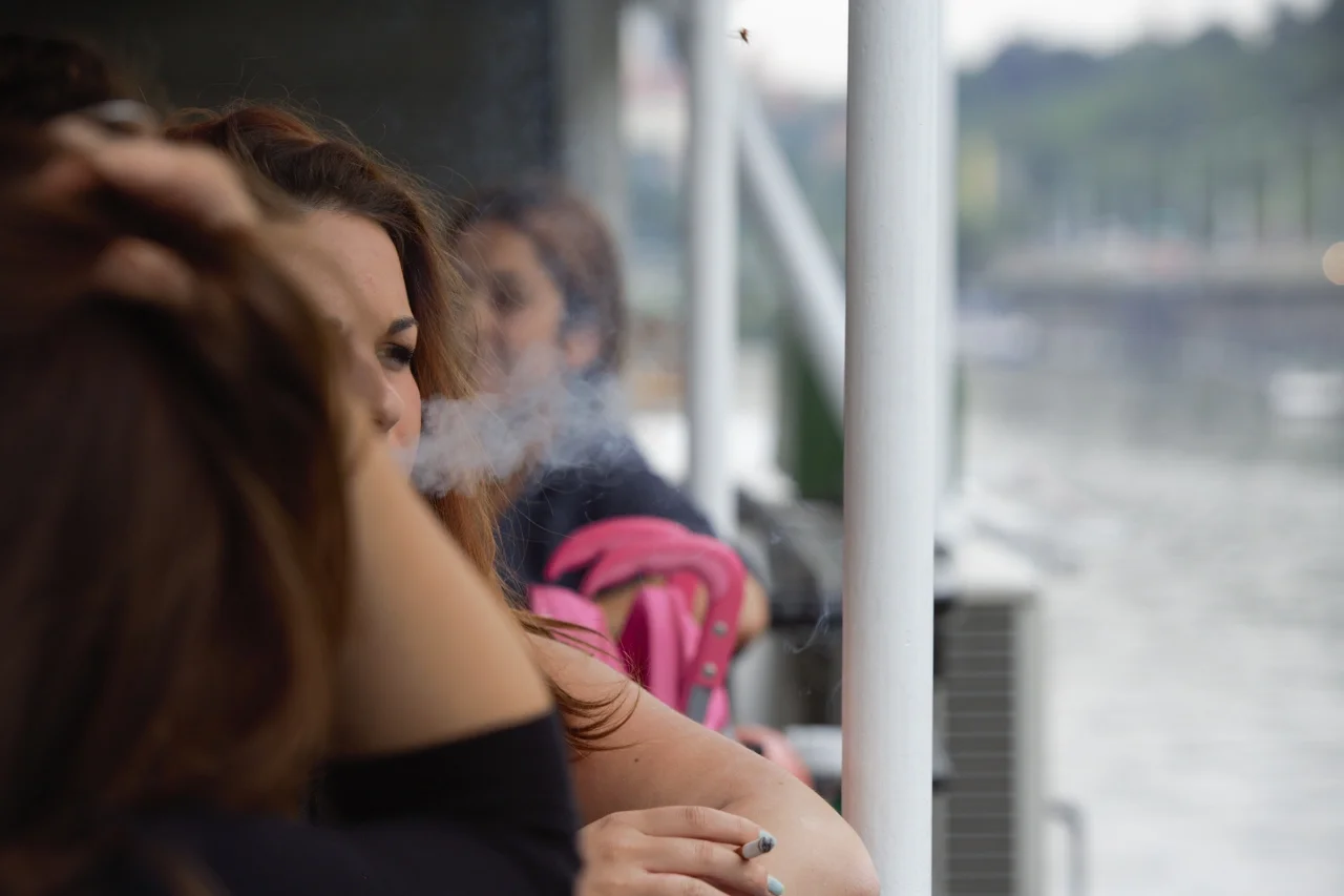  Young Czech girl on the ferry 