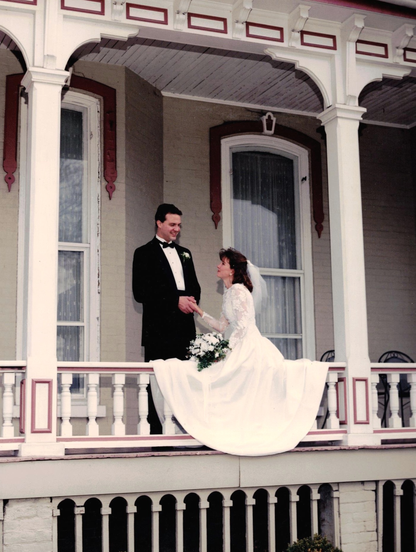 Wilton Wedding - Porch