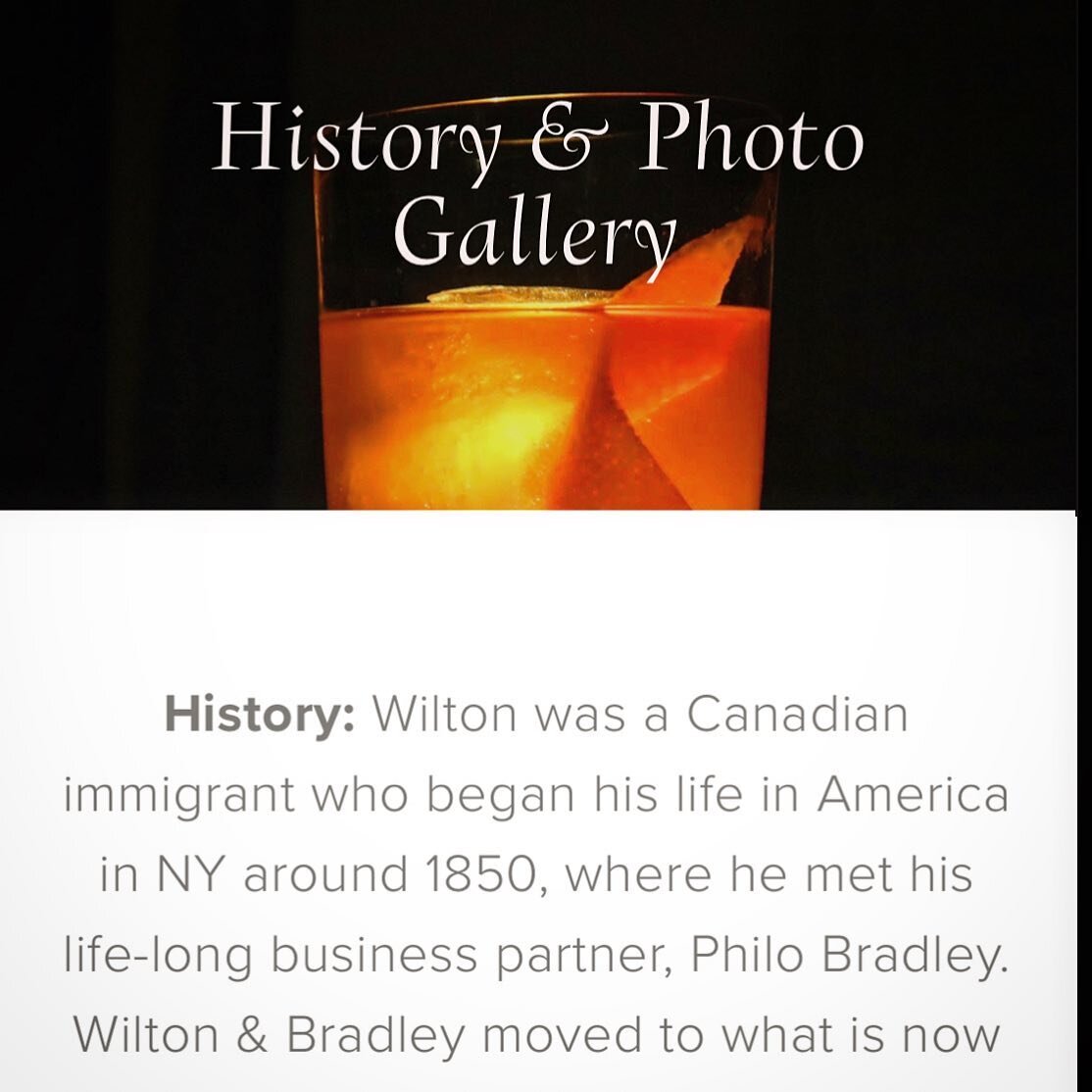 ✅ Did you know: you can read The Wilton&rsquo;s history on our website, and view images of TKE fraternity days, 1980&rsquo;s wedding, and so much more! Visit the link in our bio to be taken to our mobile-friendly website. 

😊 If you have photos or v