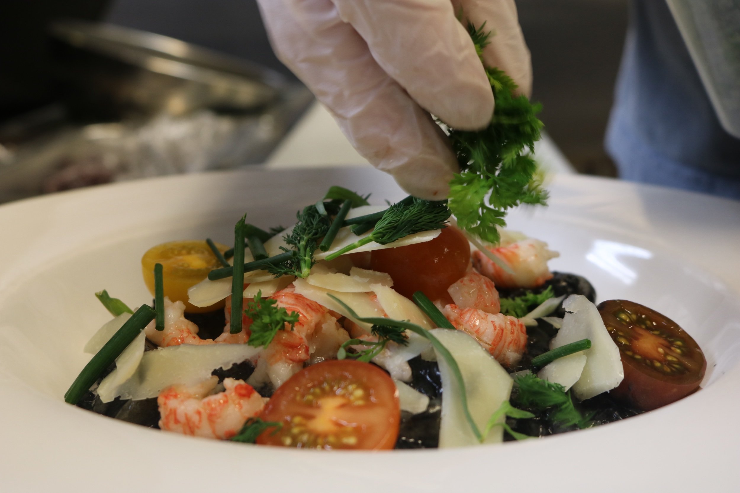 Squid Ink Risotto