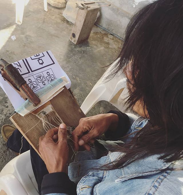 Swipe to see the finished product ⏩ Our artisans in Paracas, Peru are&nbsp;#creating&nbsp;products that reflect the rich cultural&nbsp;#heritage&nbsp;of the area&nbsp;💪