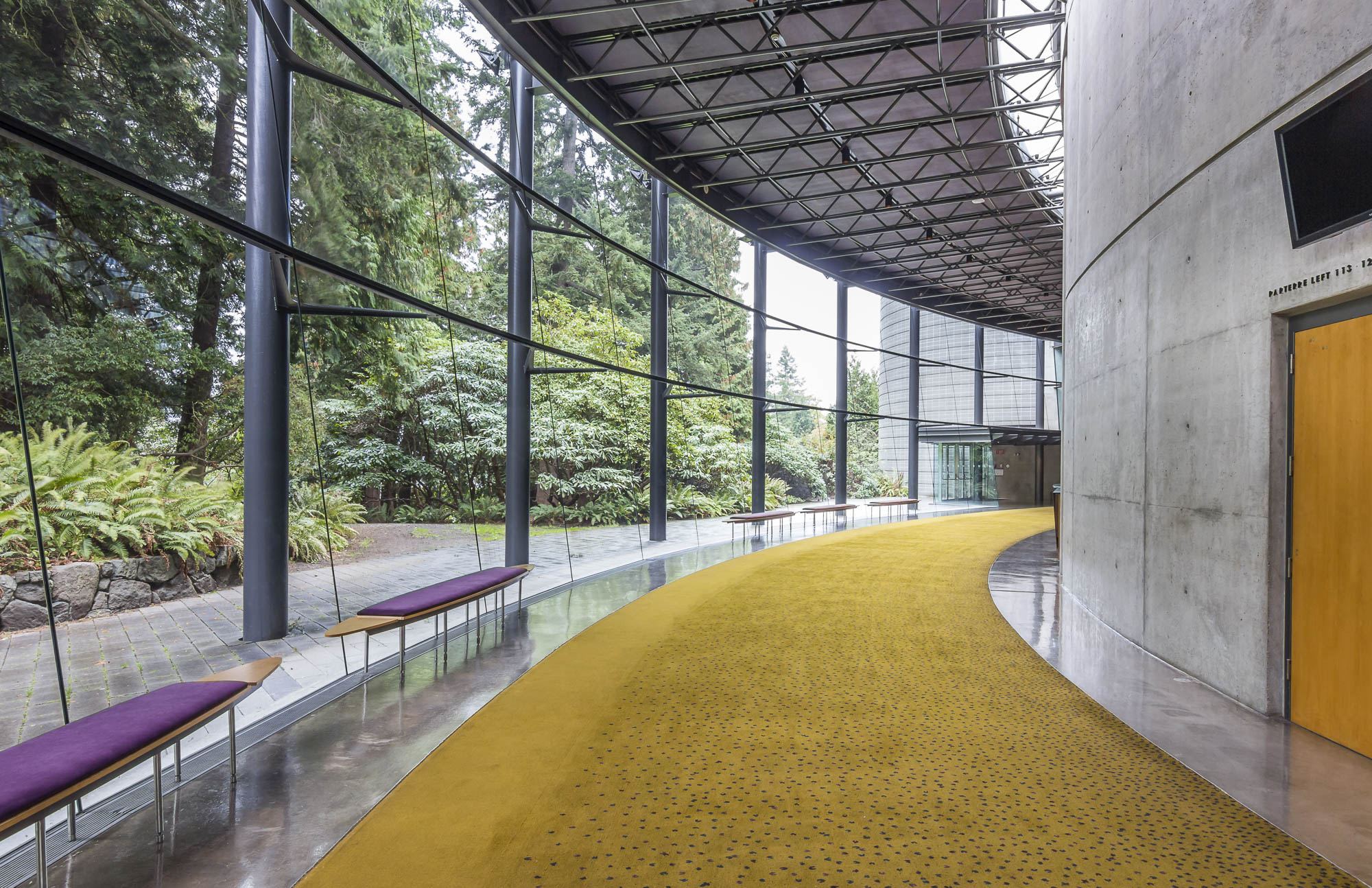 Glass Lobby, Chan Centre - Vancouver, Canada