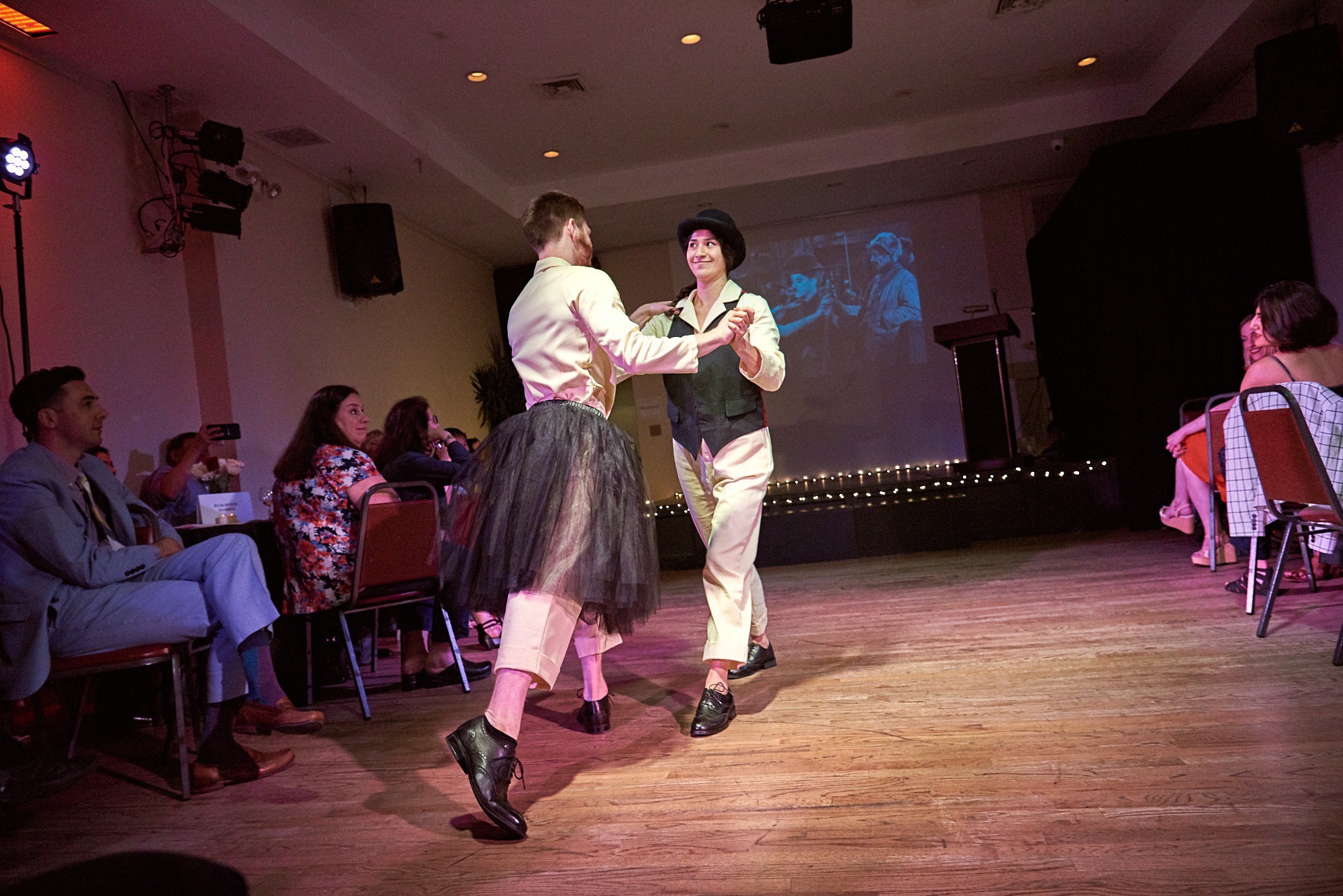 Peter Farrow and Tiffany Ogburn in my work Gold Rush for Live Source Theater Gala