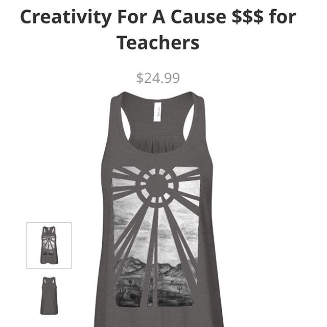 Less than 24 hours left to #support #teachers just by #sporting a #badass #tanktop  Follow the link in my profile or below to get yours.  https://represent.com/creativity-for-a-cause-for-teachers  #create #change #c4c #teacher #teachers #teacherappre