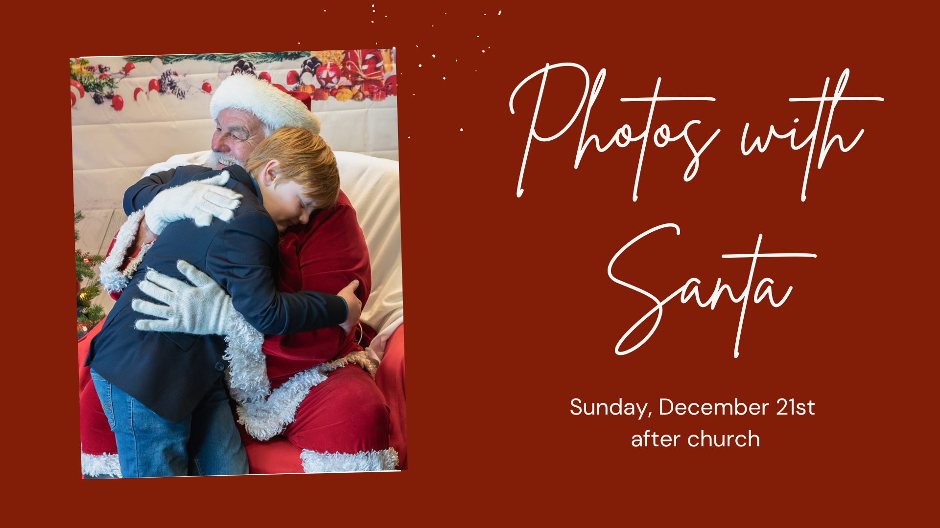 Photos with Santa
