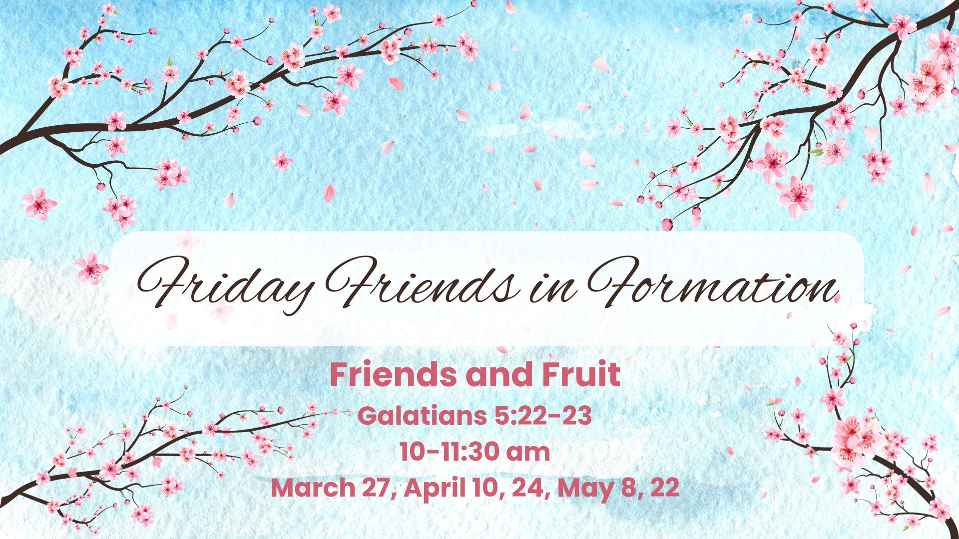 Friday Friends in Formation