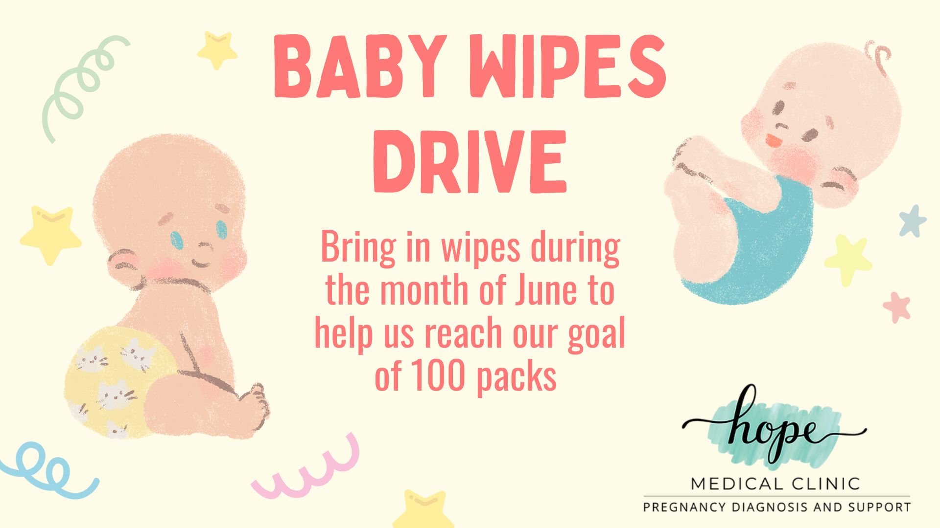 Baby Wipes Drive