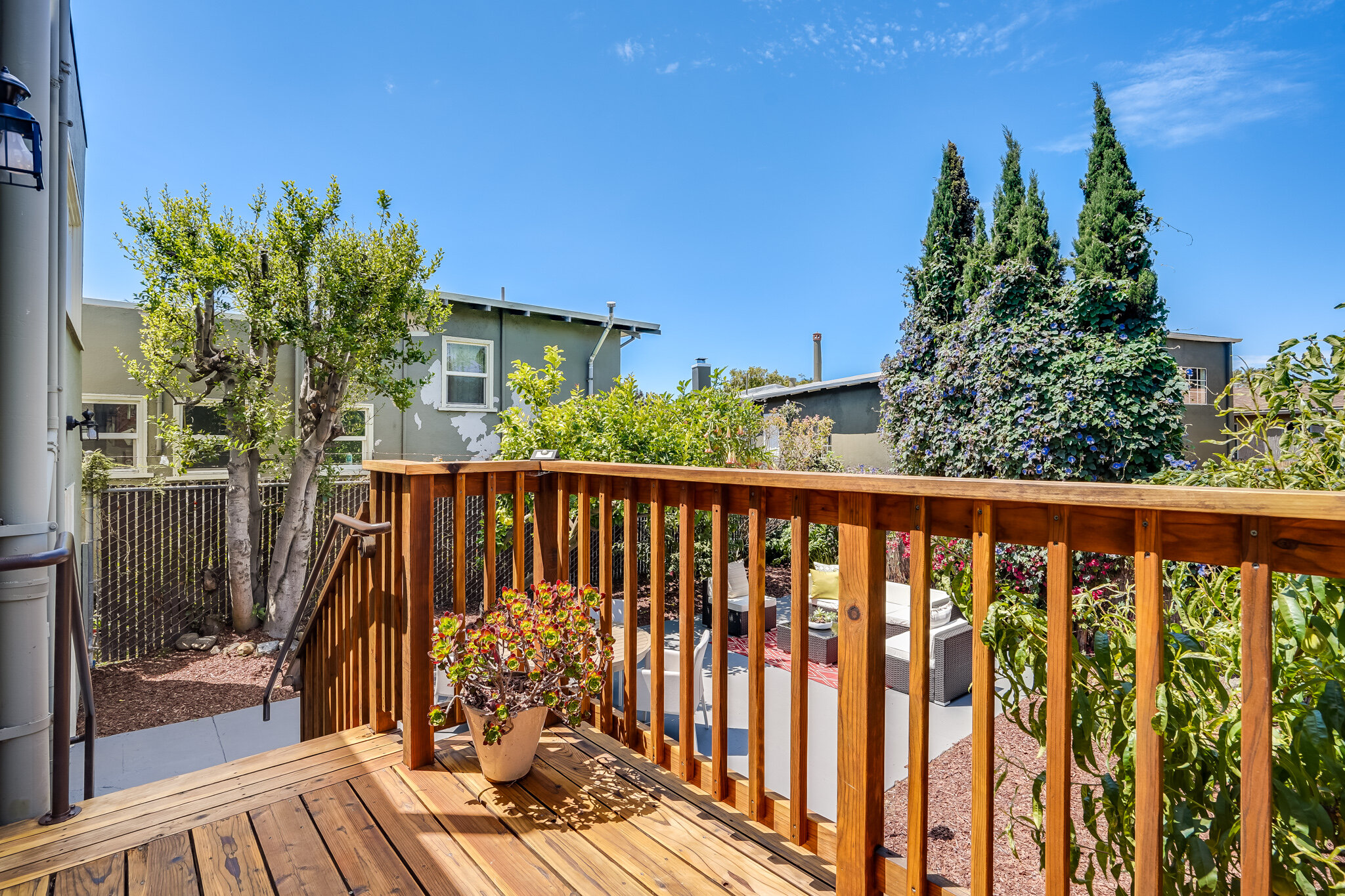 5807 Adeline Street - Rear Deck