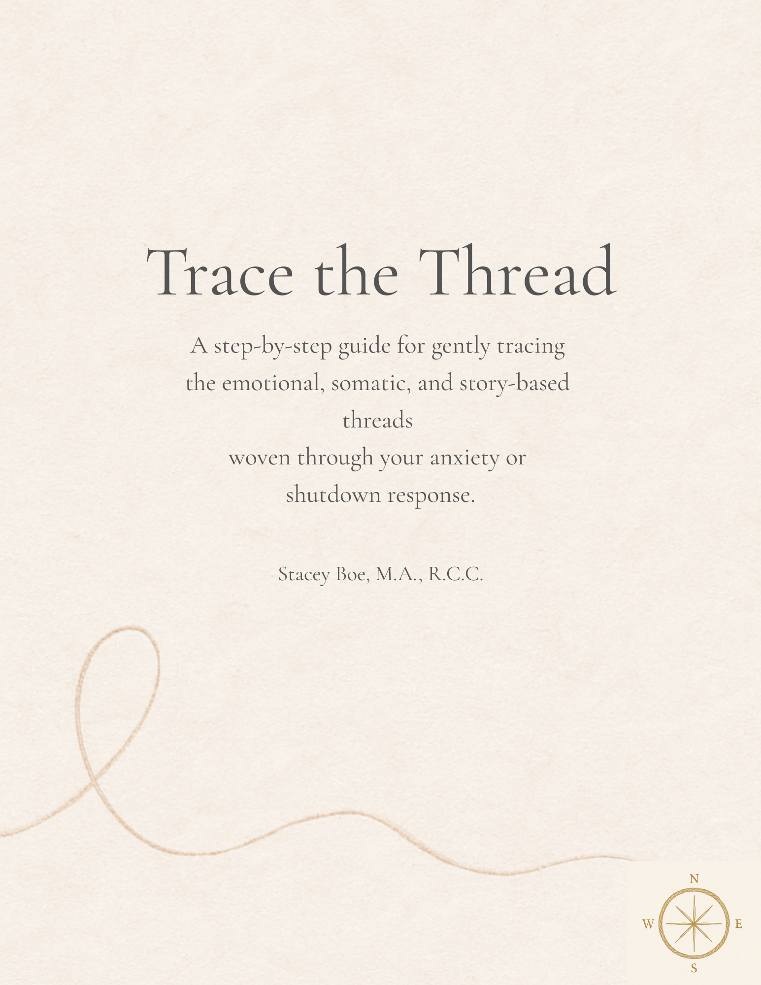Trace the Thread: A Reflective Guide for Anxiety and Shutdown