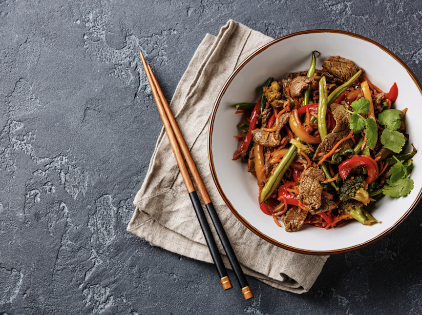 Quality cooking fats in stirfry