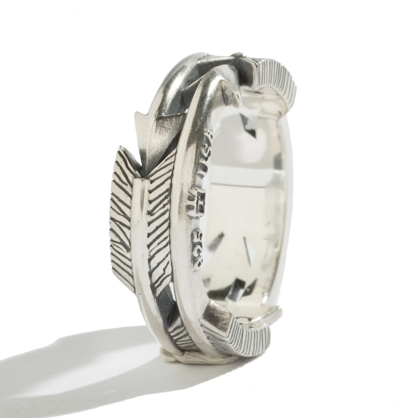 Handcrafted Sterling Silver Arrow Ring