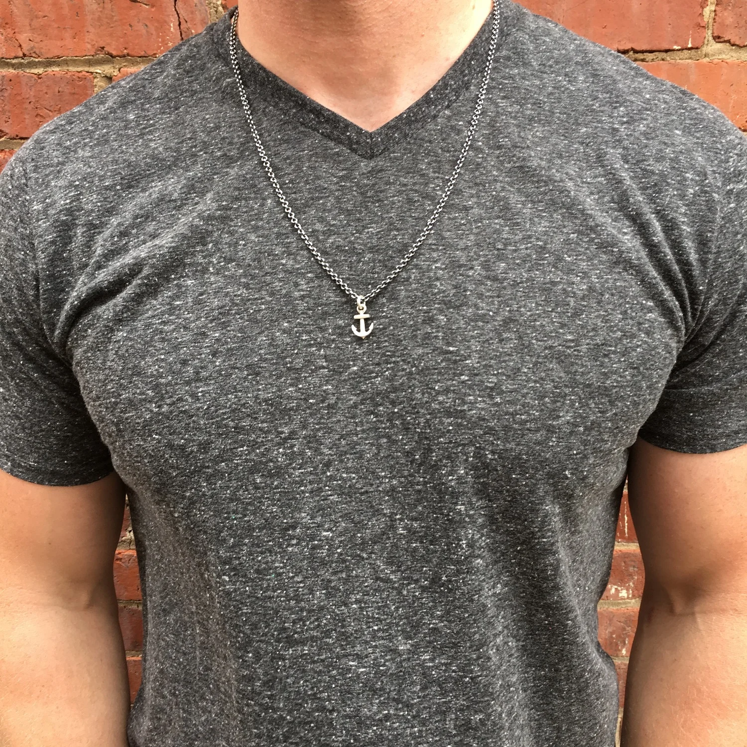 Manly Sterling Silver Jewelry Pendant