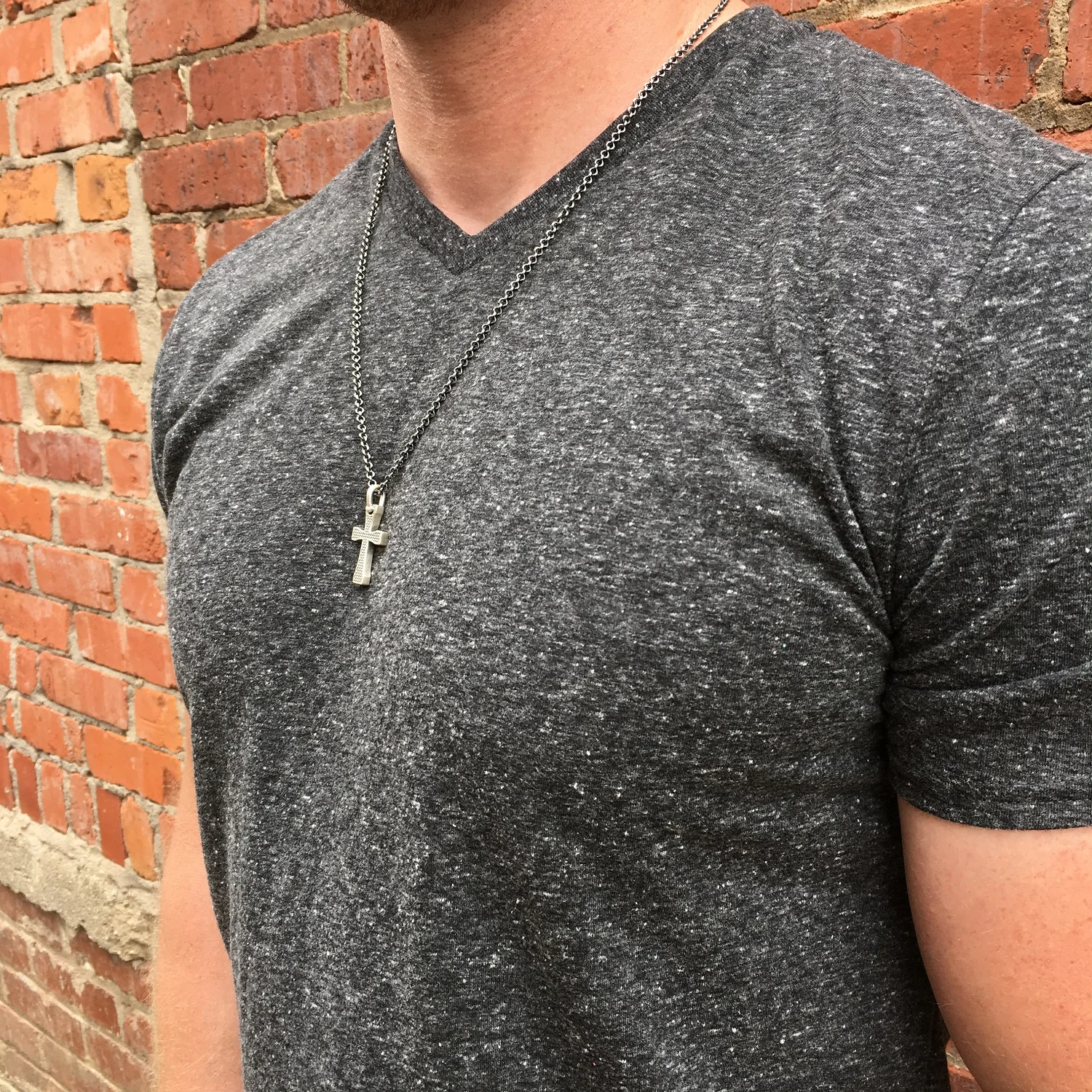 Men's Custom Cross Pendant