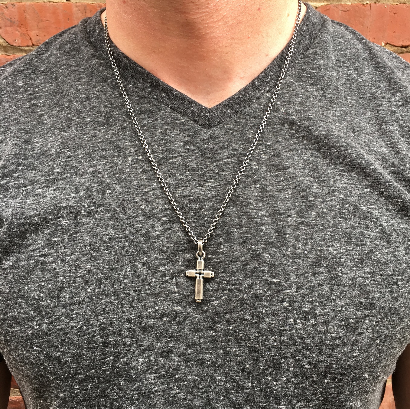 Men's Custom Sterling Silver Necklace