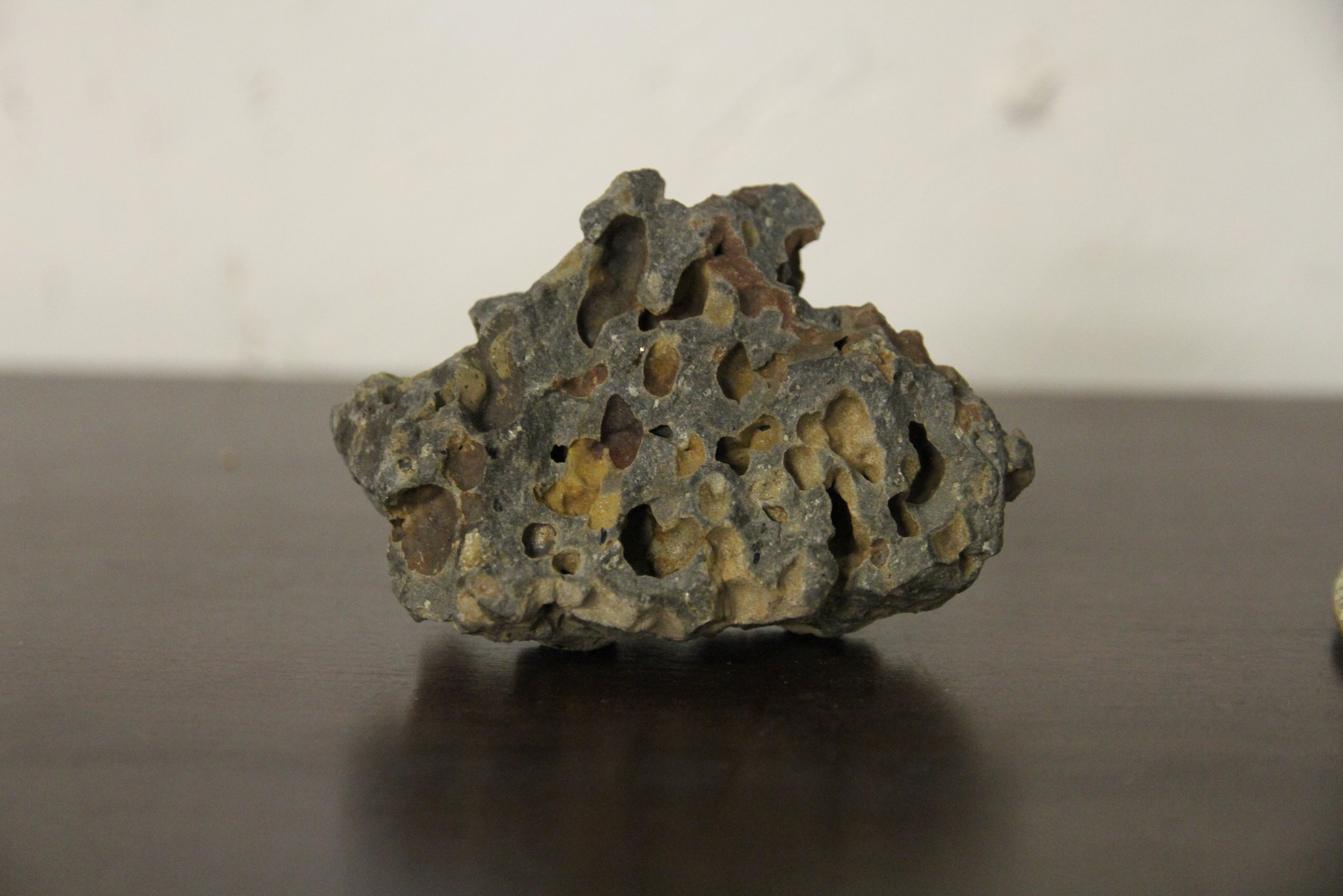 Jaime brought some volcanic rock from Mount Hekla in Iceland