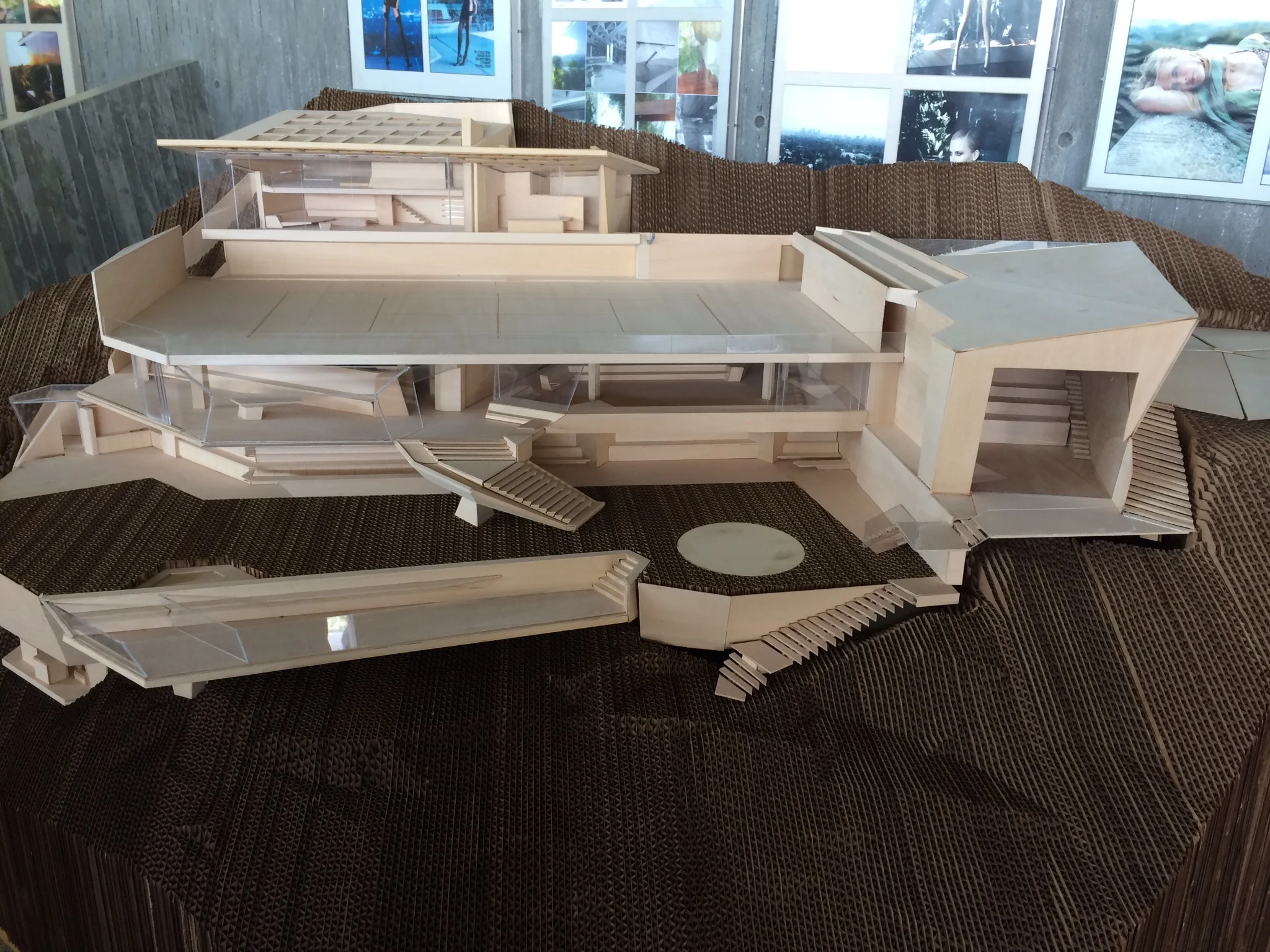 Sheats Goldstein Entertainment Complex Model