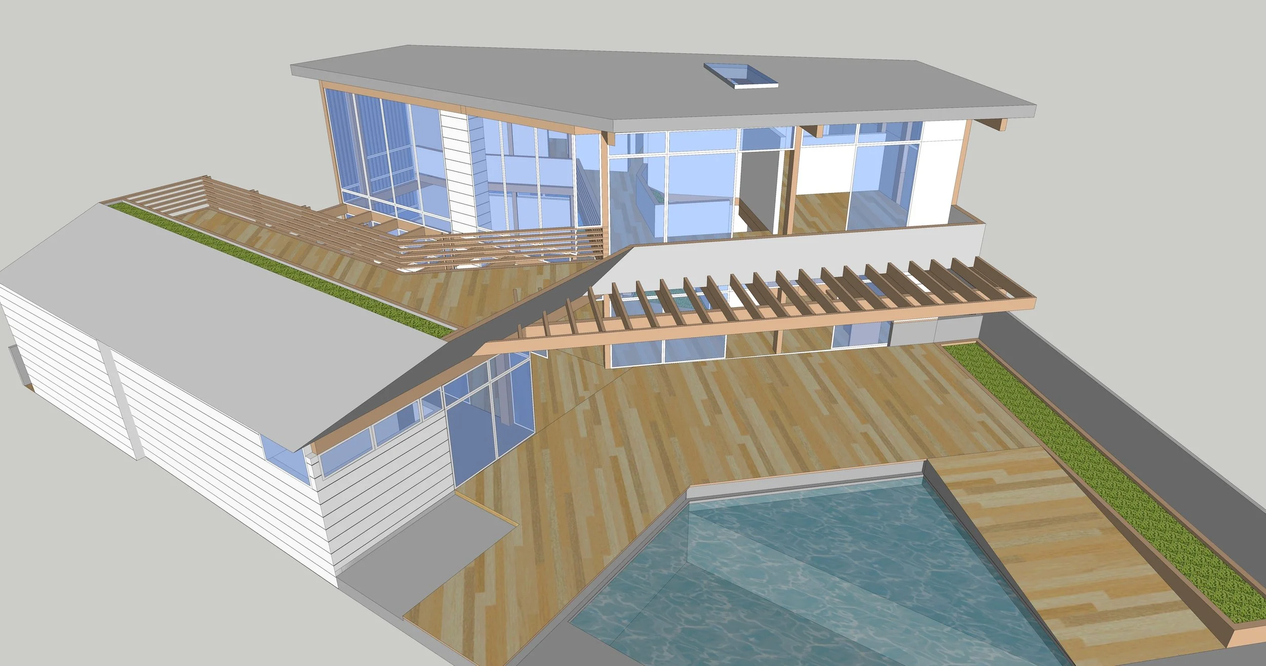 New Conceptual Designs for a House in Culver City