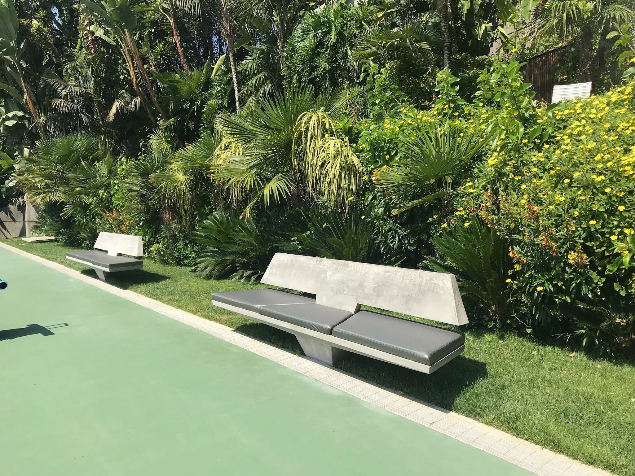 Pedestal Cast-in-Place Concrete Cantilever Bench