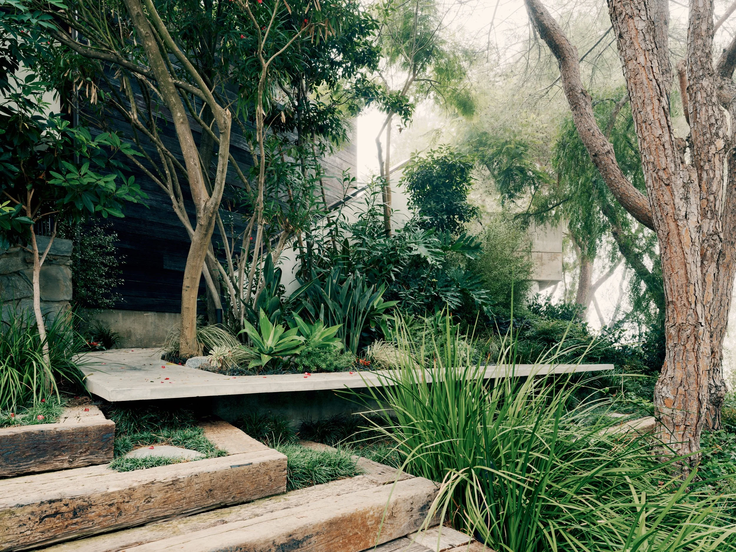 Cast Concrete Landscape Folly & Viewing Platform