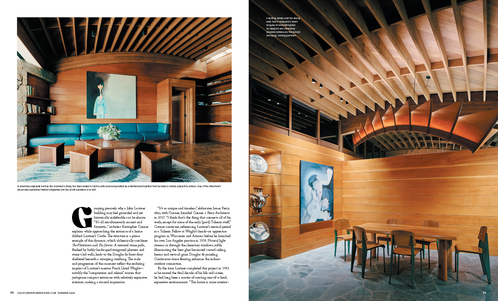 Second Page Spread - CA Home + Design "Back to the Future"