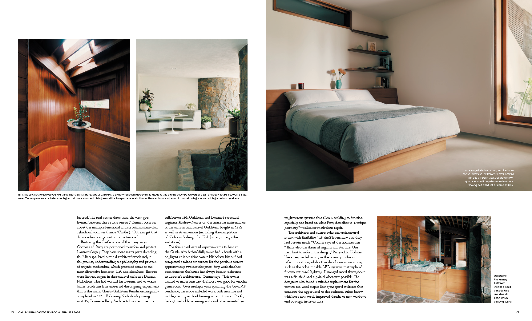 Third Page Spread - CA Home + Design "Back to the Future"