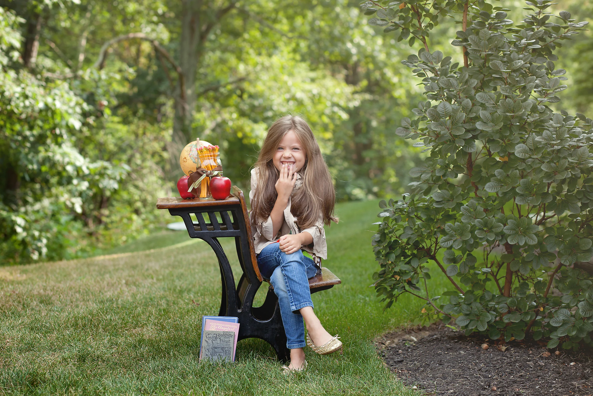 Worthington Child Photographer, Back to school mini session