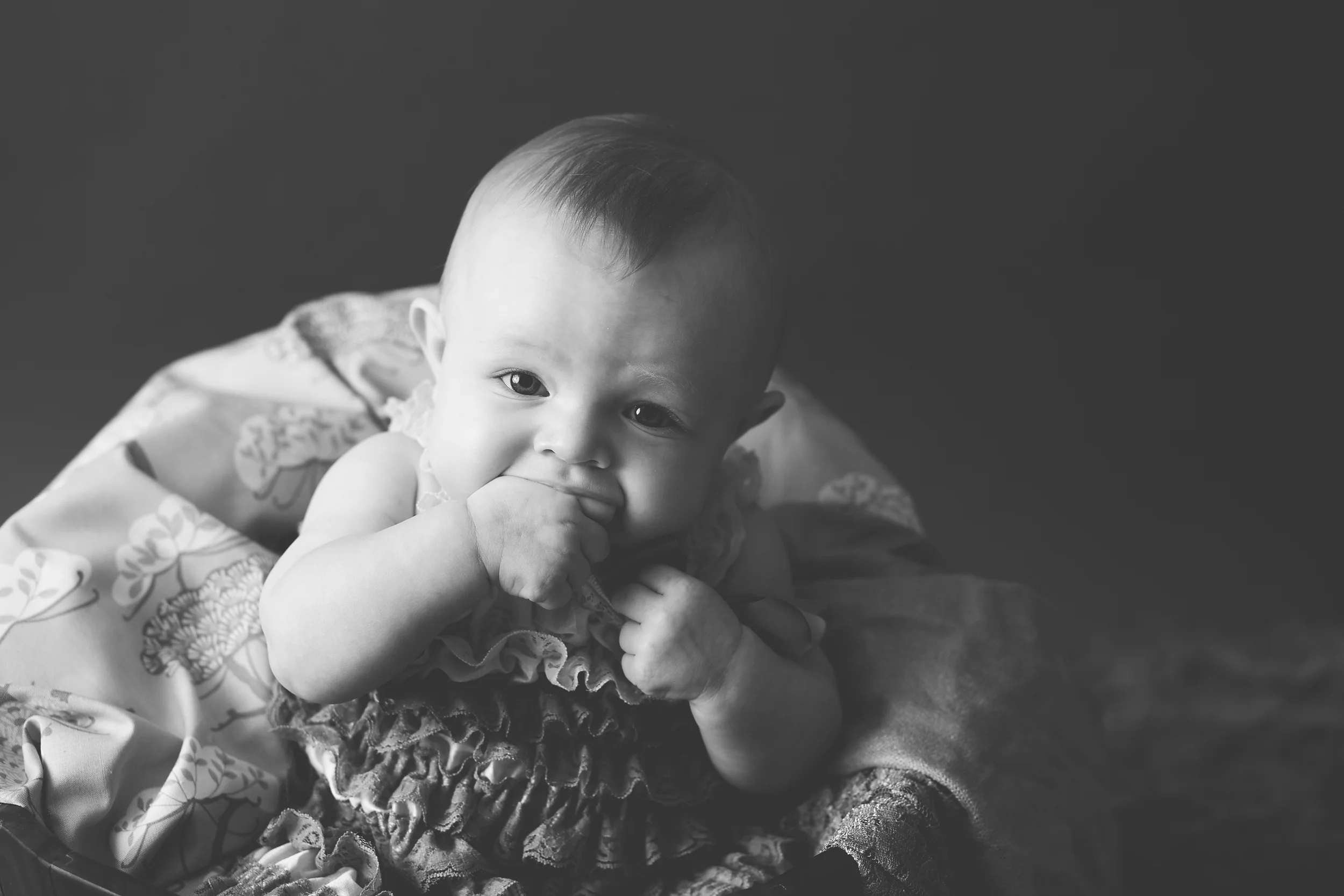 Worthington Photographer, six month child studio session