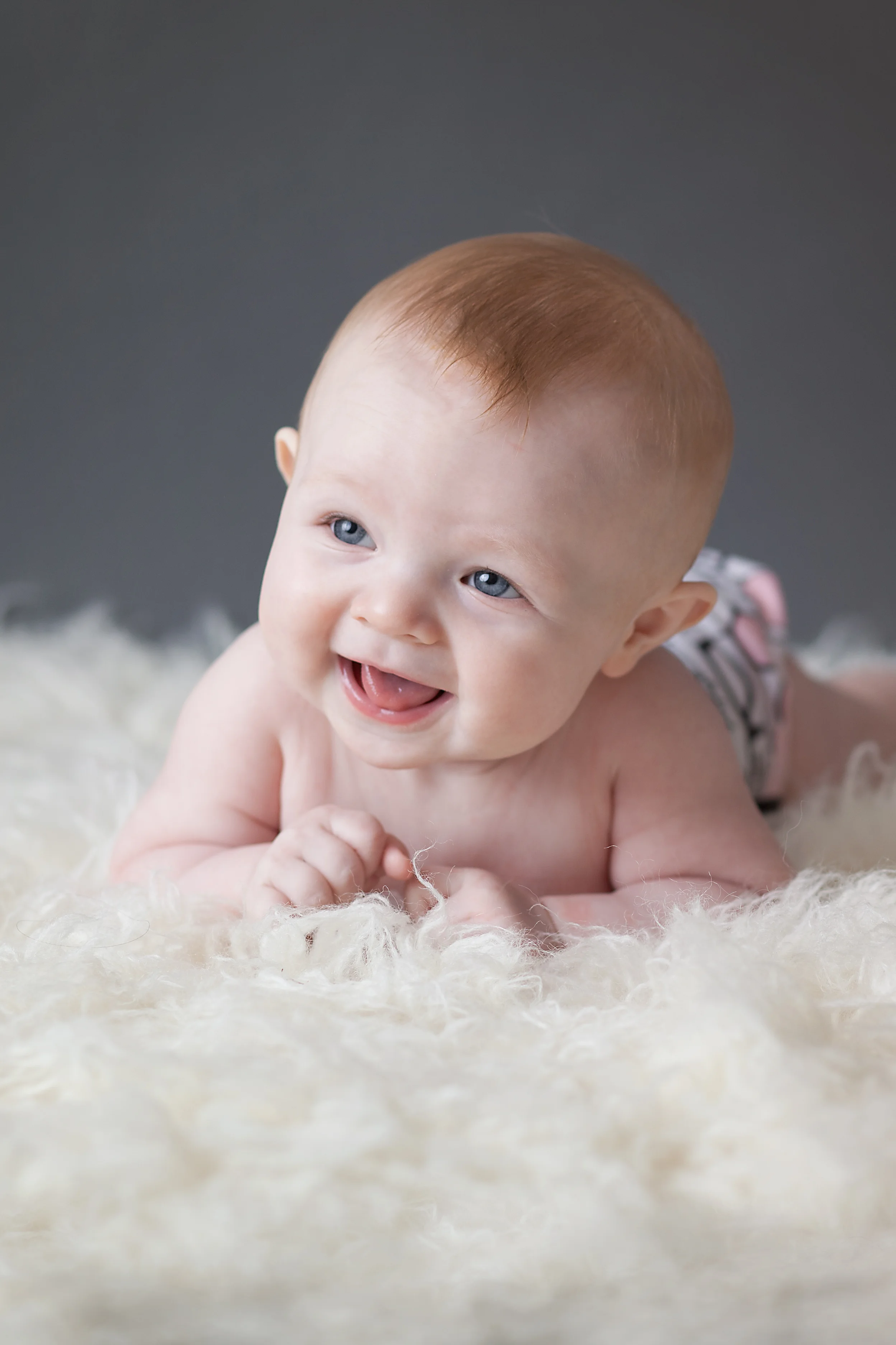 Worthington Photographer, six month child studio session