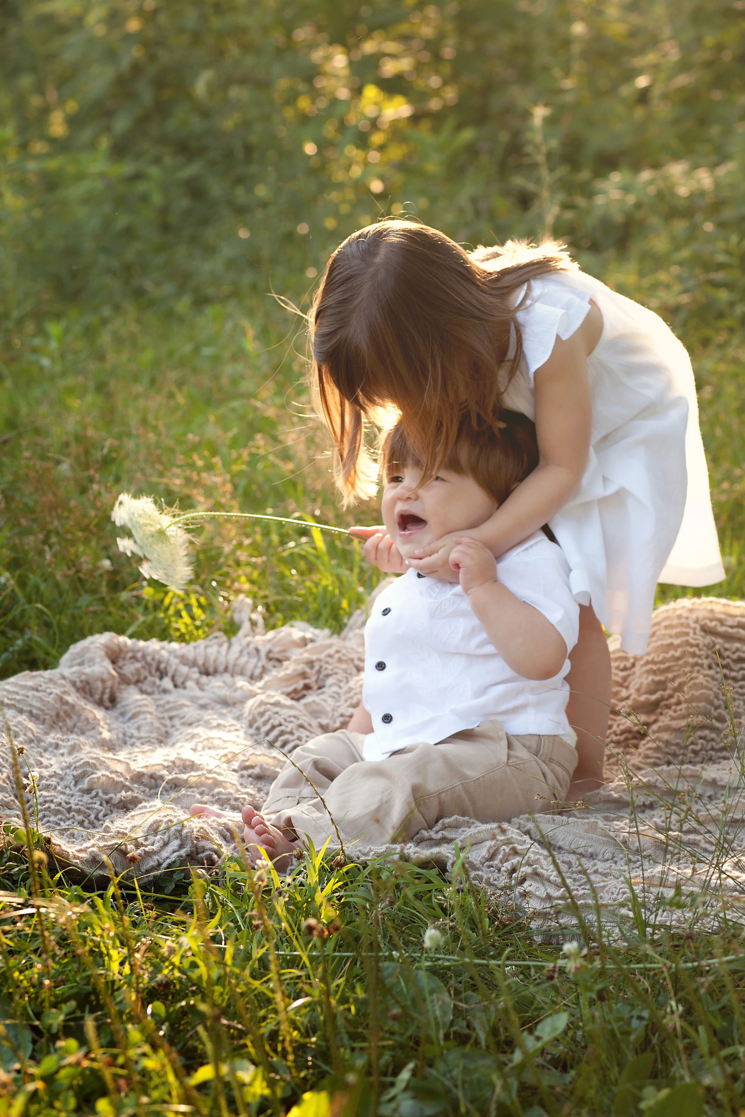 Worthington Photographer, Highbanks park, family session
