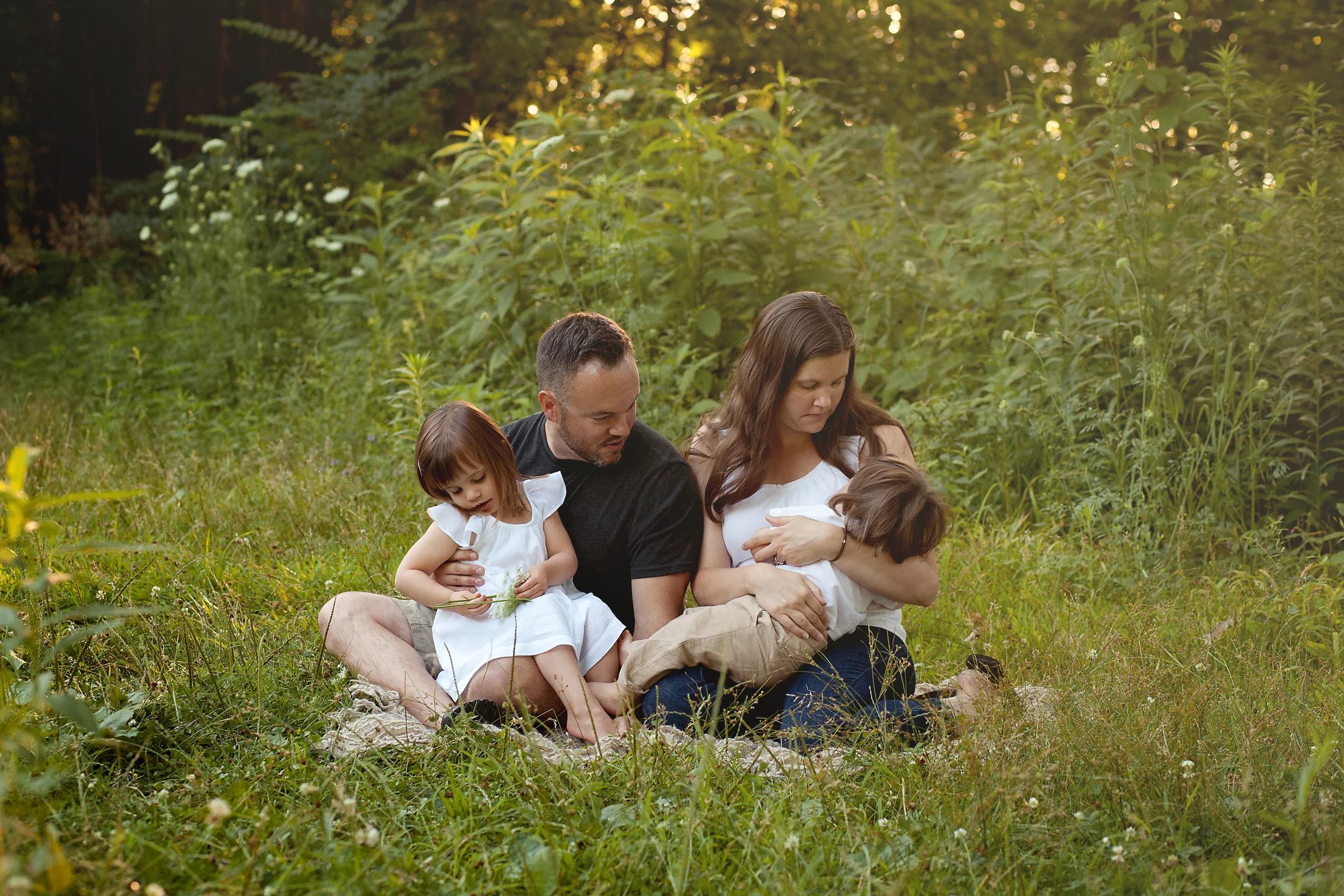 Worthington Photographer, Highbanks park, family session