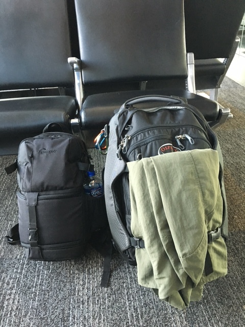 Traveling as light as possible for a trip of unknown length... 