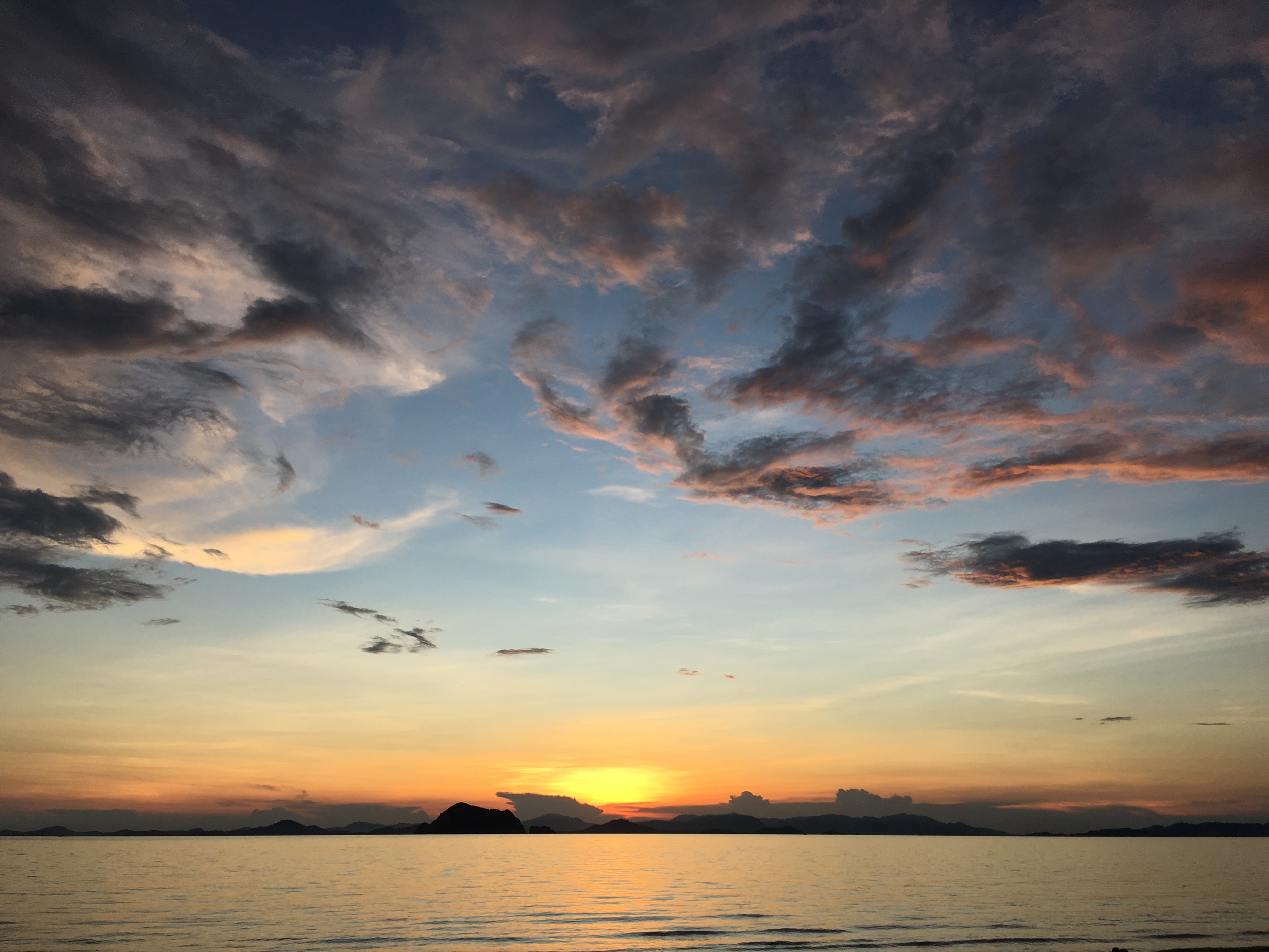 One of the many amazing sunsets.
