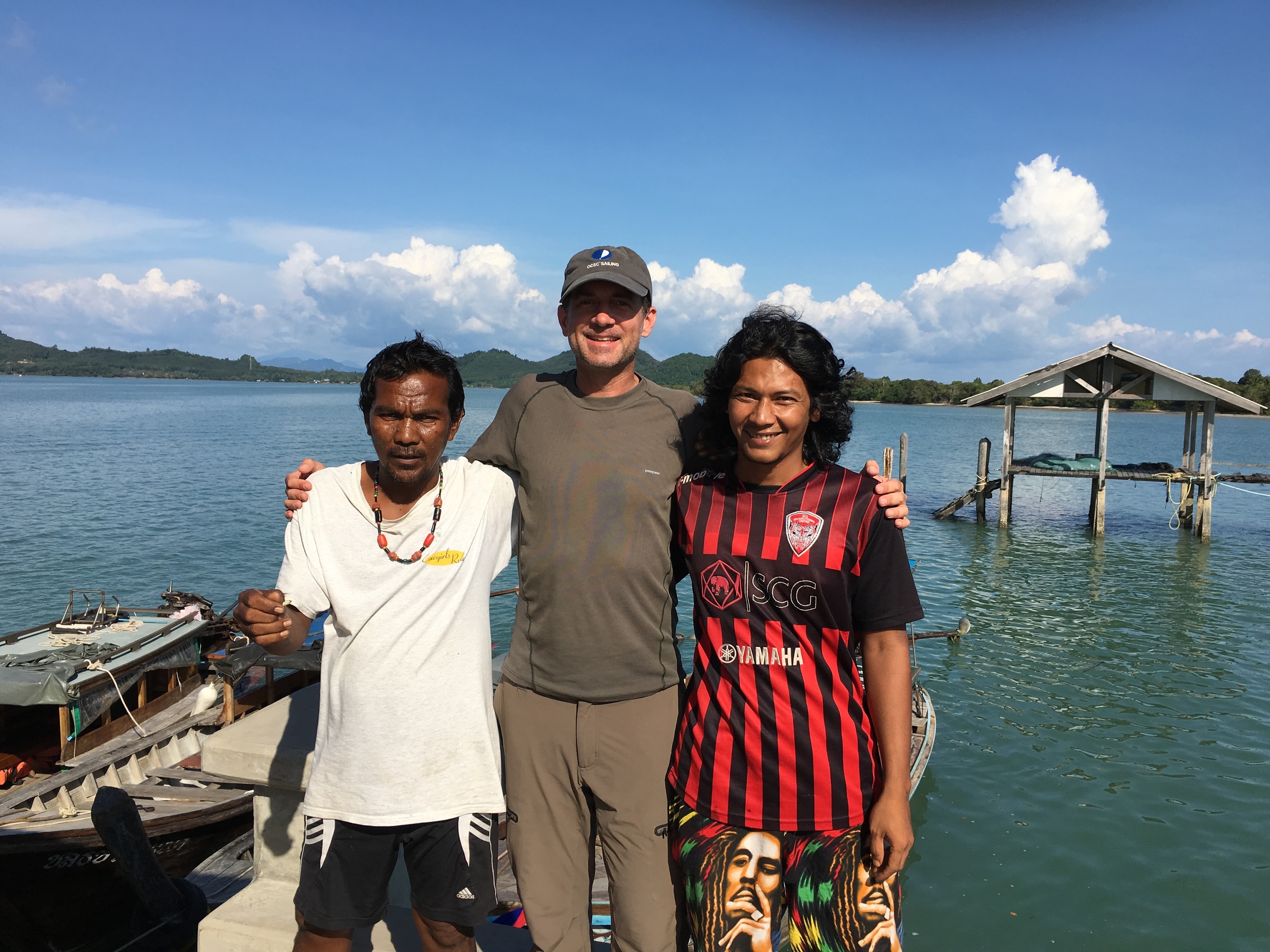 My boat-trip crew who exemplified Thai customer-service and genuine friendliness by bringing me lunch and water before my trip to Krabi. Thanks guys! 