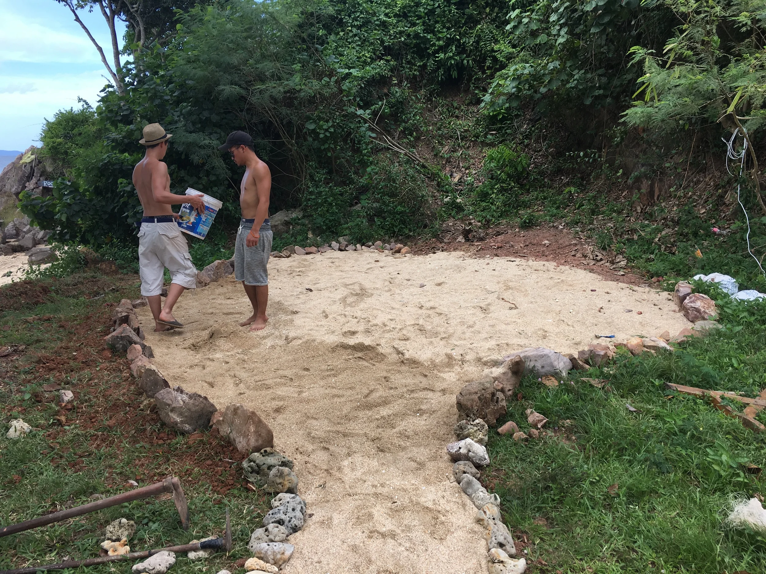 Increasing the size of the bar area (and creating additional seating area to the left).