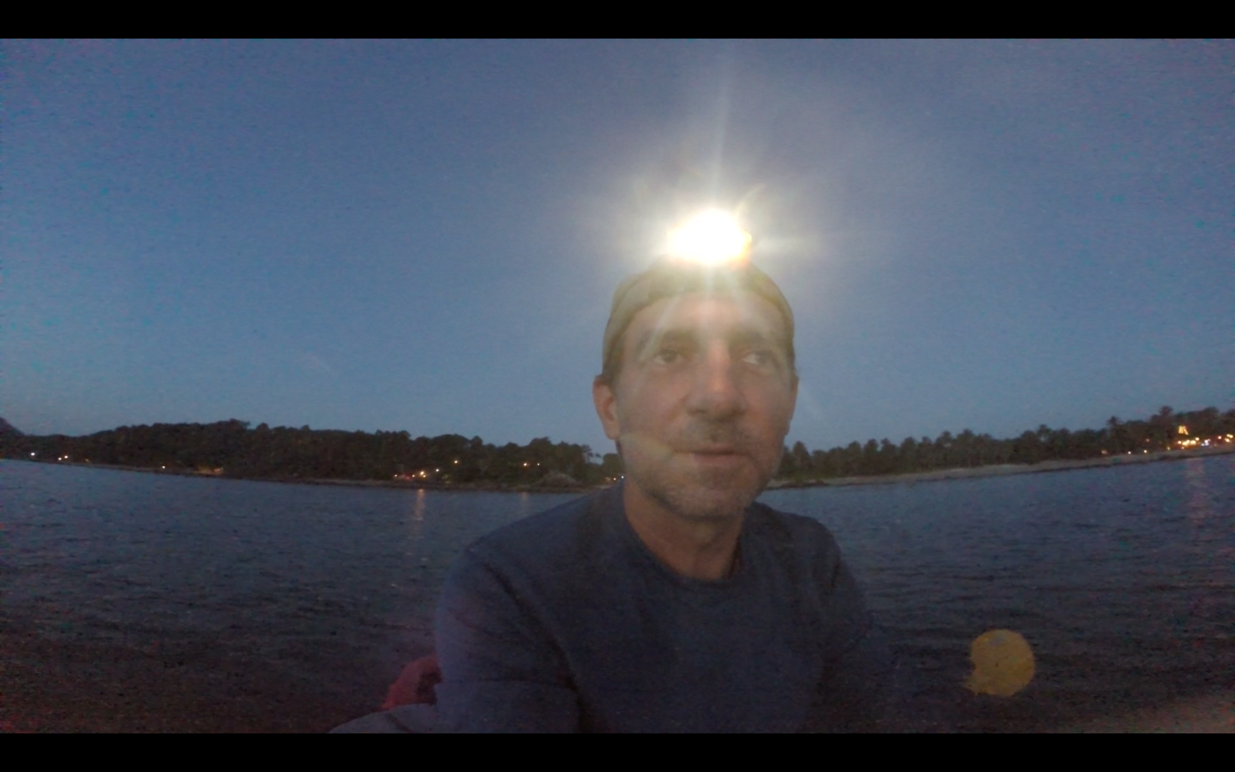 A selfie just before the epic moment of catching my first squid!