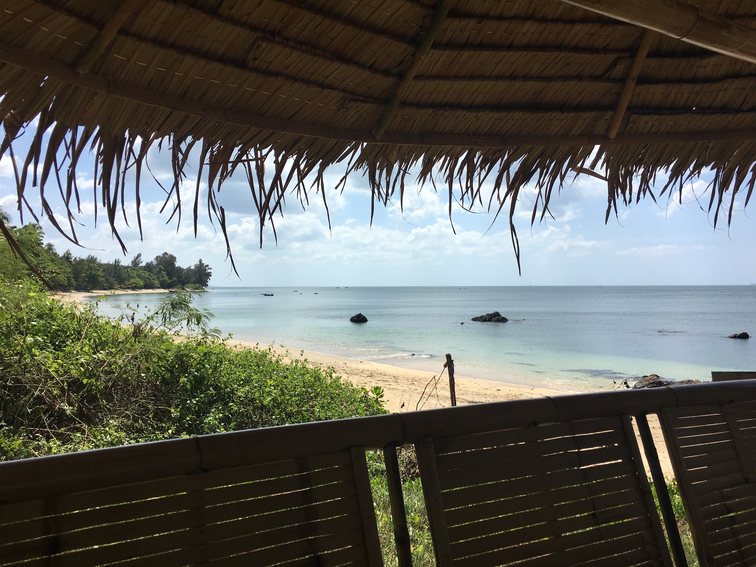 I sat in the Tiki Hut on Uza Beach for an hour just soaking in the view and reflecting on my experience over the last 3 months.