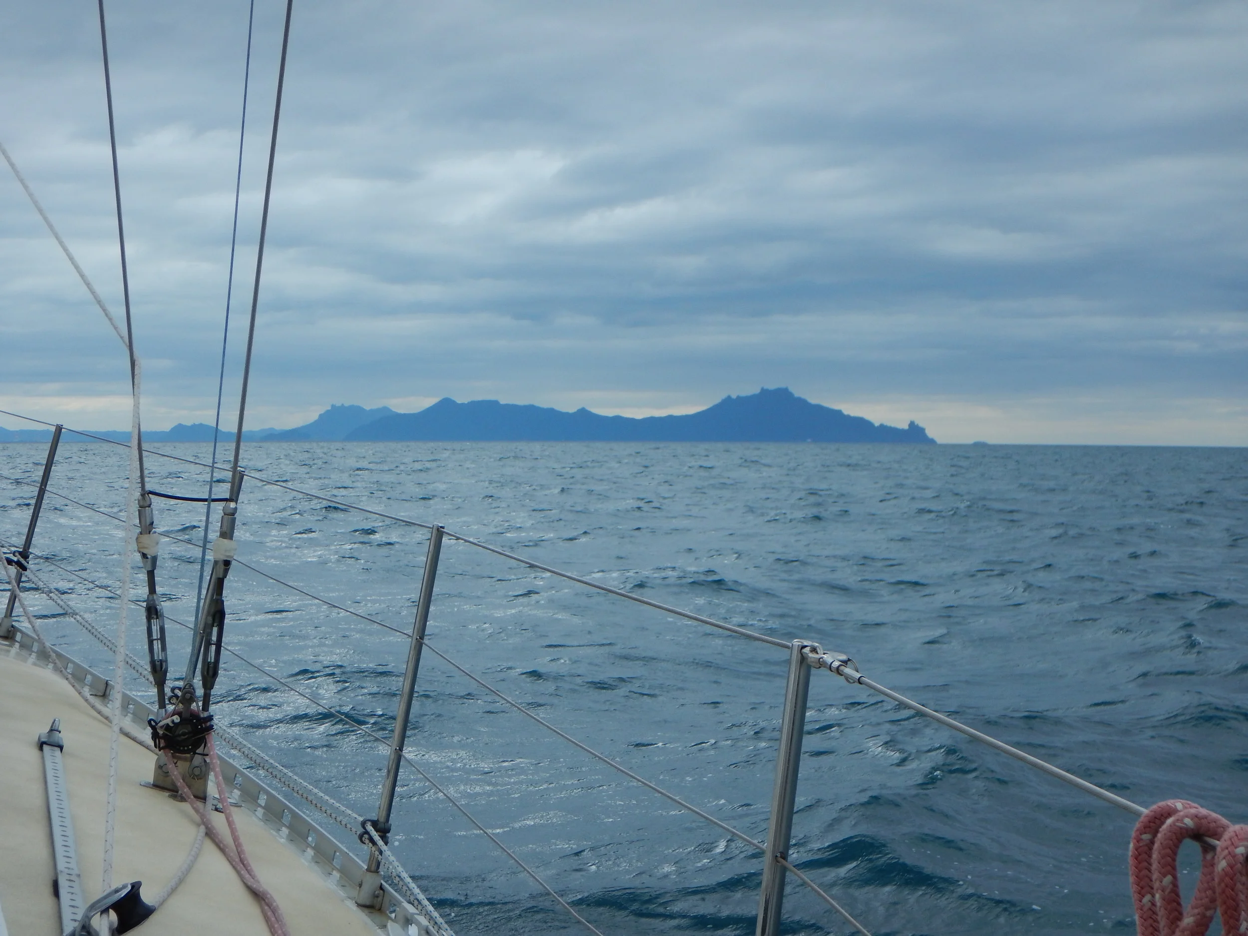Approaching the mouth of the Hatea River - we will head up river to Marsden, and eventually Whangarei.