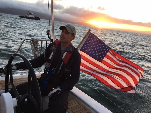 Taking a break from the heat in Sonoma Valley to enjoy 5 days of sailing on the San Francisco Bay, including a wonderful Fourth of July sail with friends, champagne, and tons of food. Wind was a consistent 25 knots during those 5 days - so that added to the fun as well. :-)