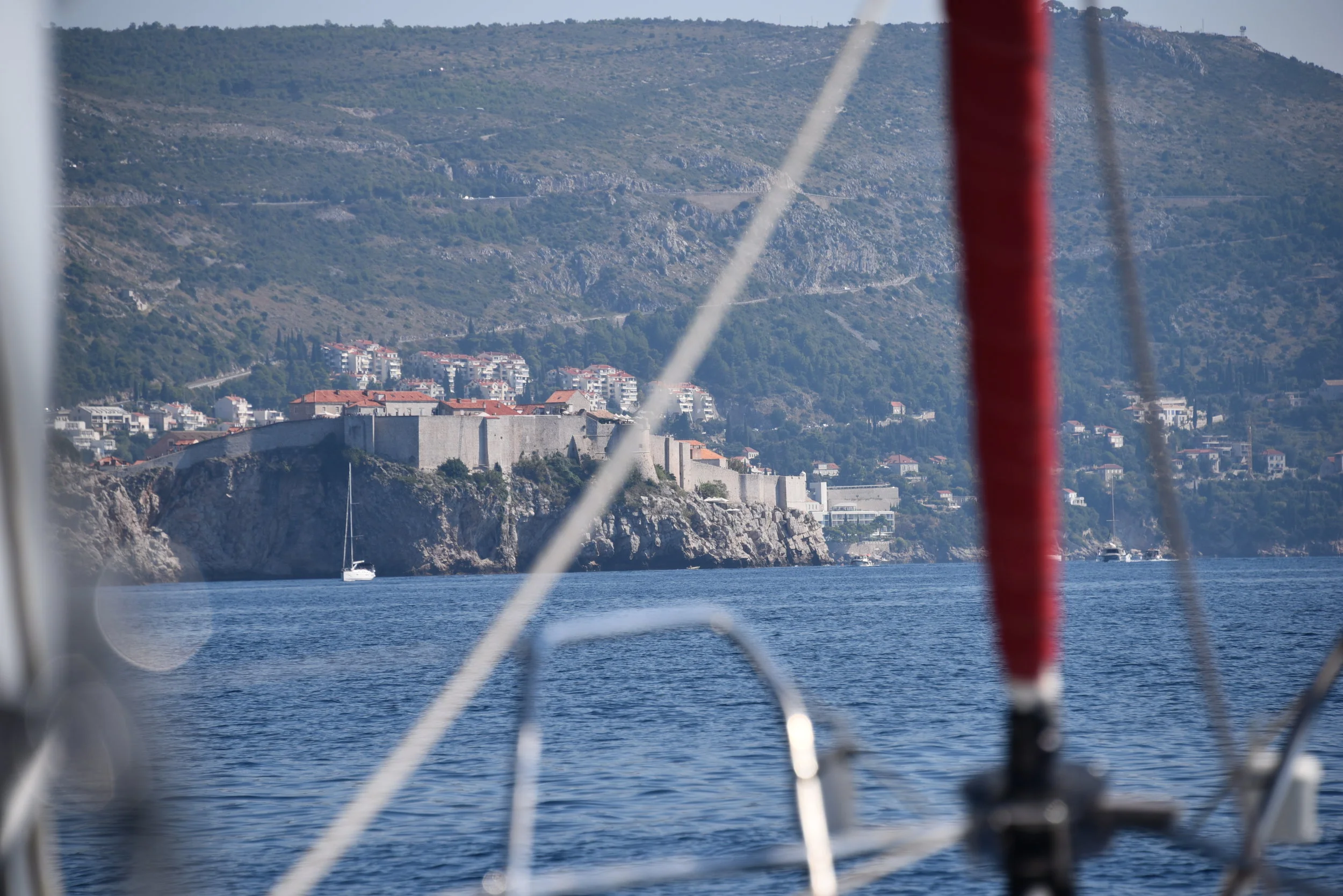 The approach to Old Town Dubrovnik. Magnificent!