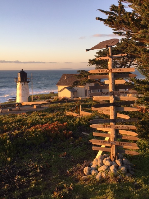 A highlight of my hotel stays: The bed & breakfast at Point Montara lighthouse. The signpost is a bit indicative of how I feel... so many directions and places I could go. I'm doing my best to figure it out and get going!!