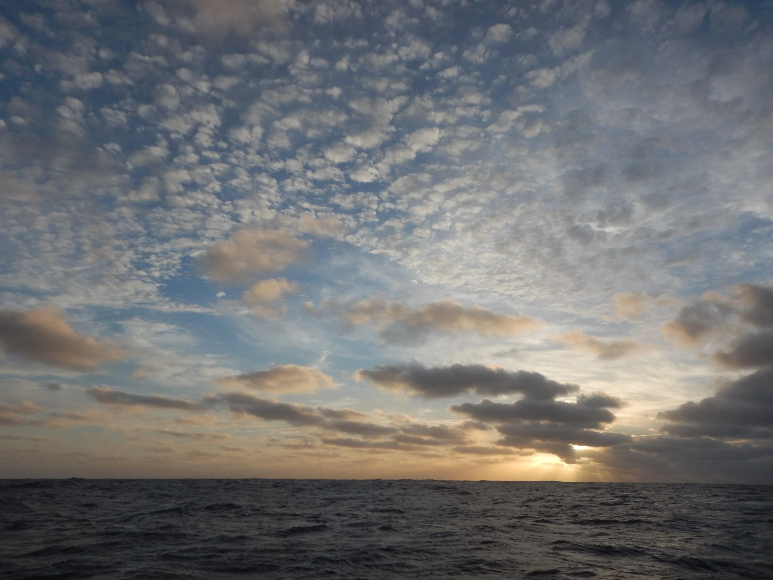 Another sunset from the passage south. 