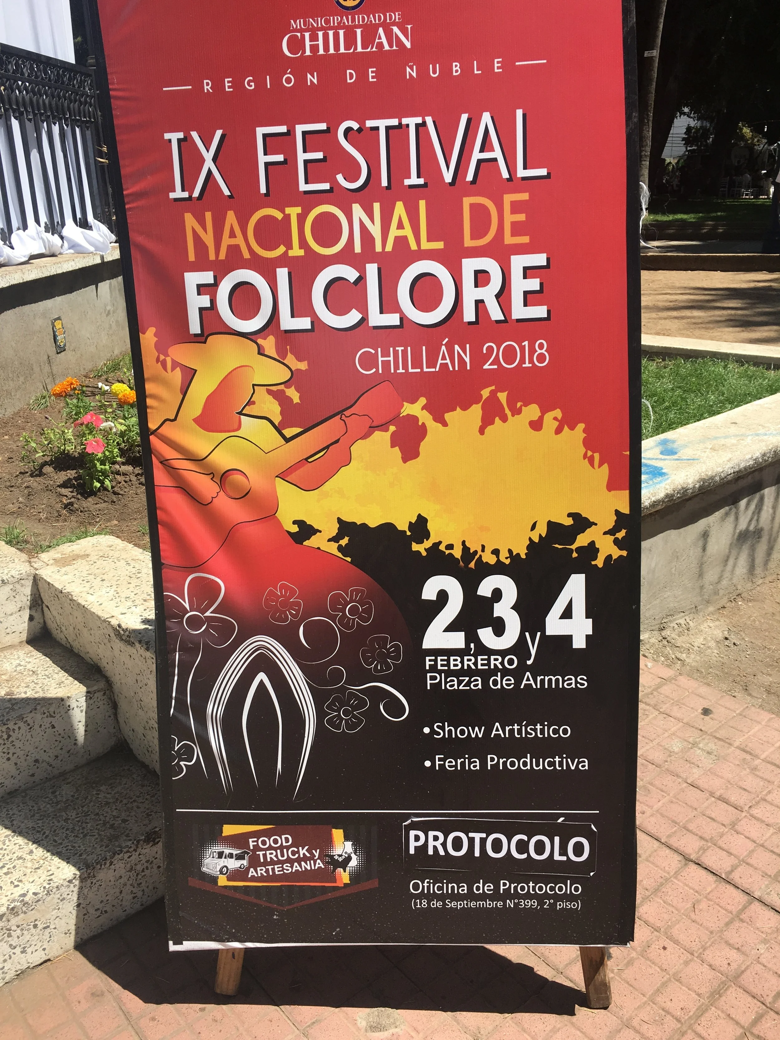 Coincidentally, there was a folklore and craft beer festival on the same weekend as my visit to Chillan.